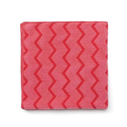 Microfiber Glass Towel 40 x 40 cm, Color Red