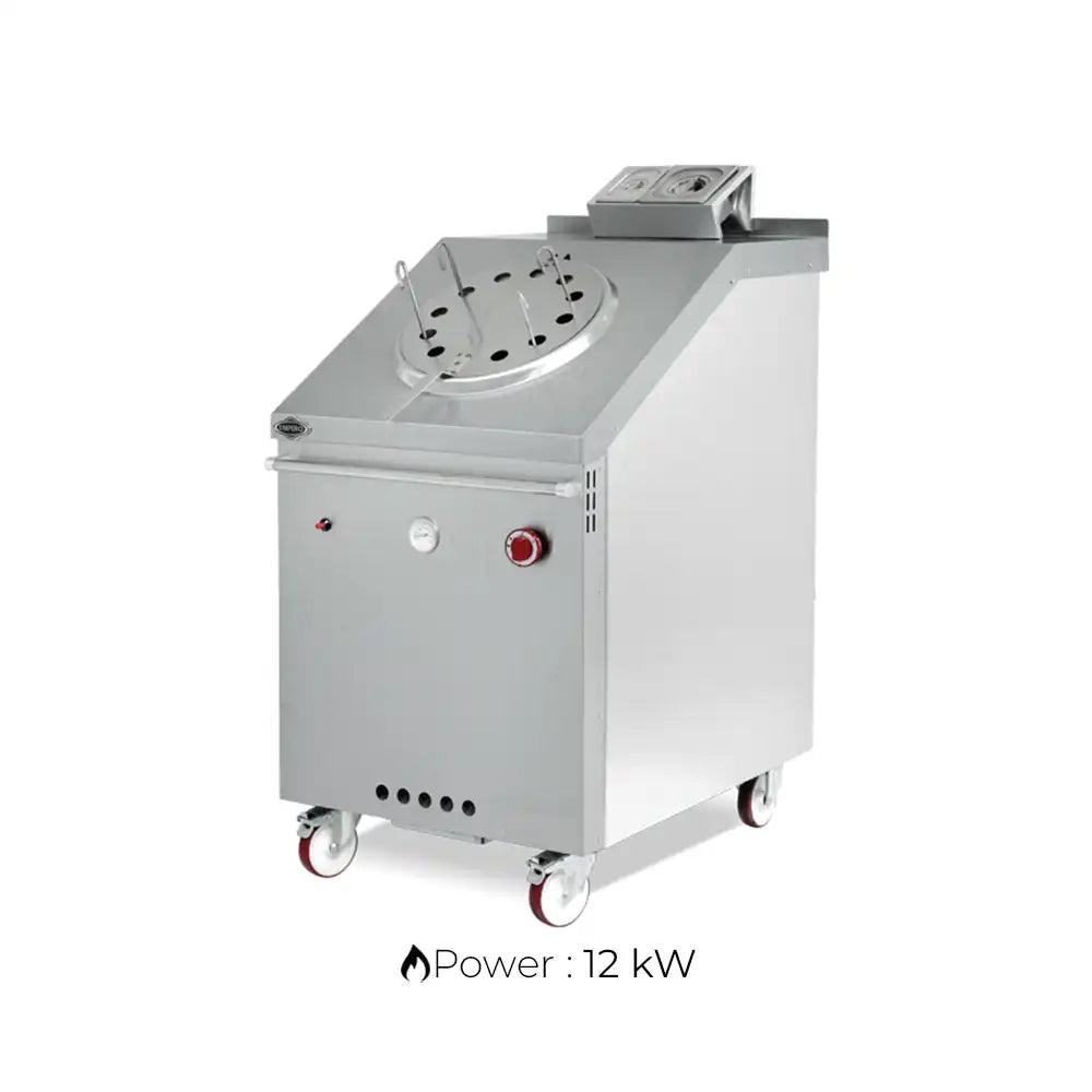 Empero EMP.TDR.01 Gas tankoori Oven Adaptable LPG or NG, Power 12 kW, 71.5 x 94.5 x 122.5 cm - HorecaStore