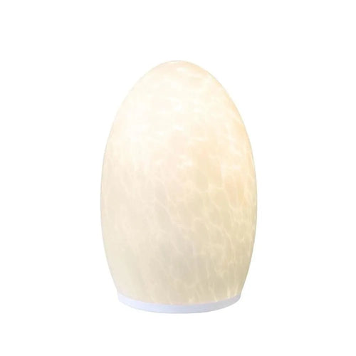 Neoz Rechargeable Cordless Table Lamp Egg Fritted For Bar/Restaurant/Coffee Shop, Bedside Light For Bedroom 180 x 120 mm