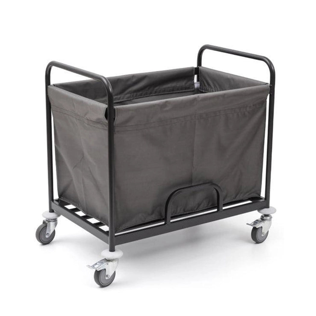 Nivi Hotel Linen Cart L 60 x W 90 x H 90 cm, Removable And Washable Polyester Bag, 2 Swivel And 2 Fixed Castors