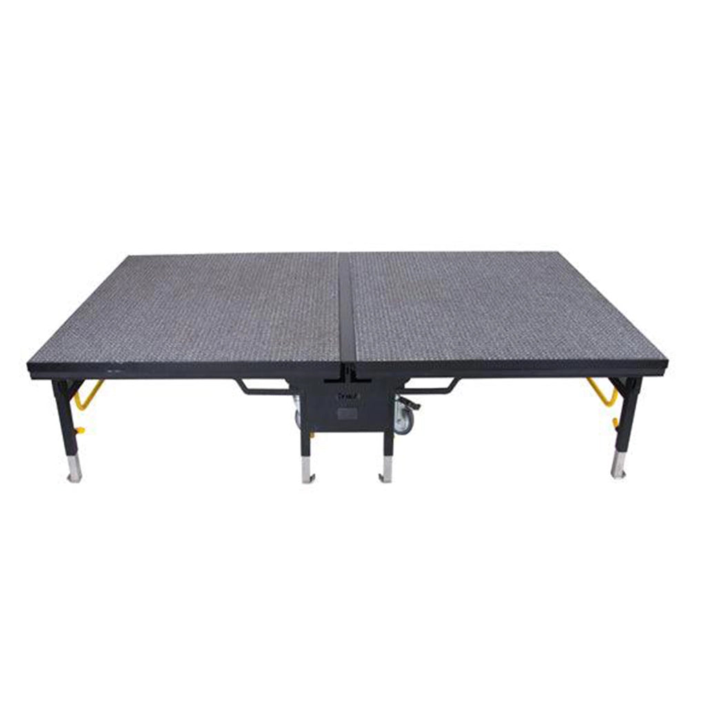 Occasion Portable Stage L 244 x W 183 cm, Especially Designed To Be Opened And Shut By A Single Person, Adjustable Height Range: 60–50–39 Cm.