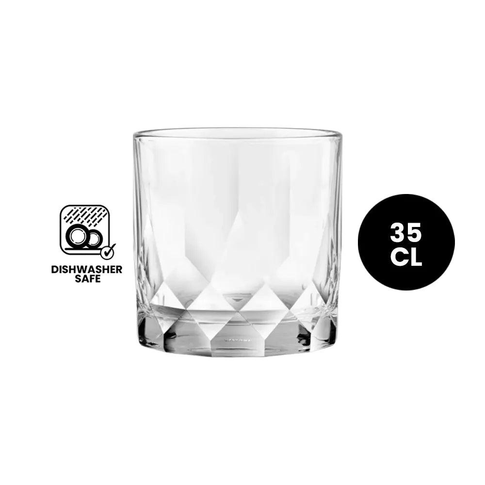 Ocean Connexion 35cl Double Rock Tumbler Glass 6/Case - HorecaStore