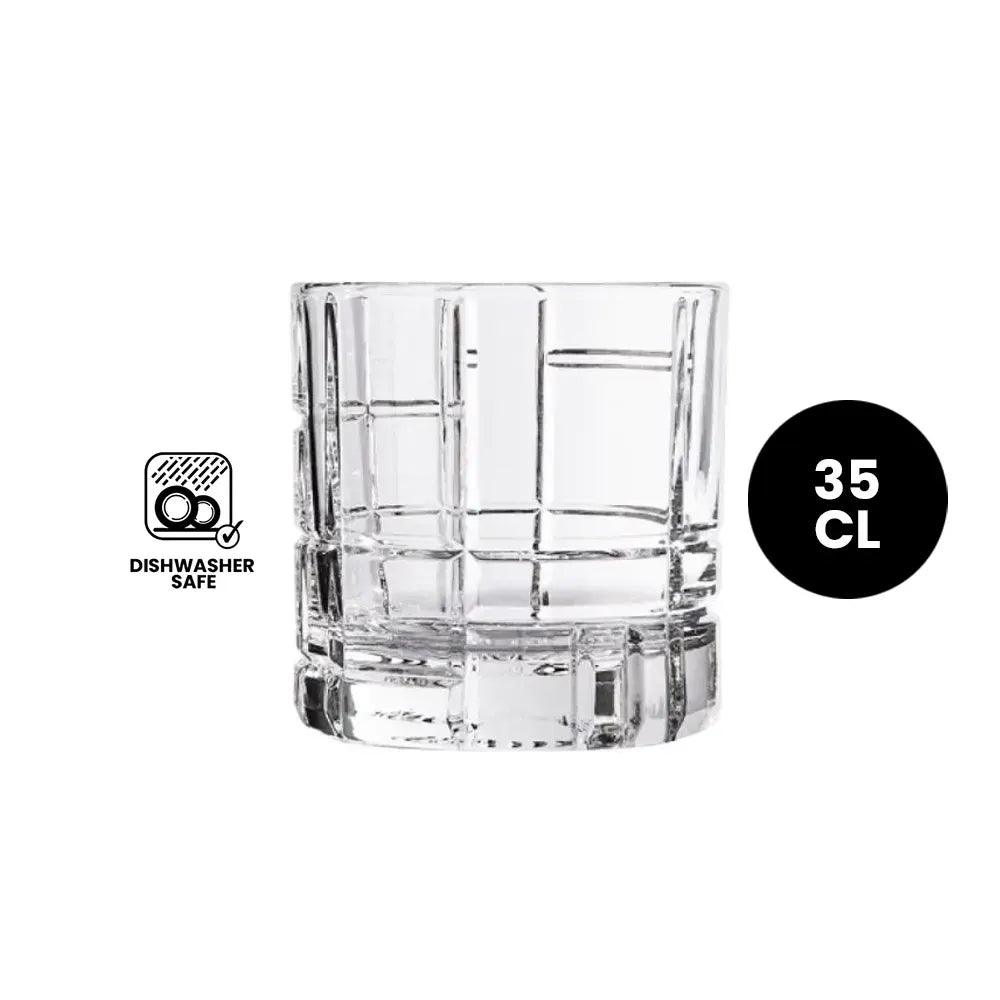 Ocean Traze 35cl Ftr Double Rock Tumbler Glass 6/Case - HorecaStore