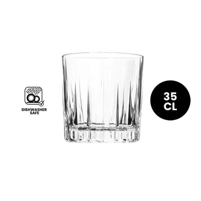 Ocean Traze 35cl Pre Double Rock Tumbler Glass 6/Case - HorecaStore