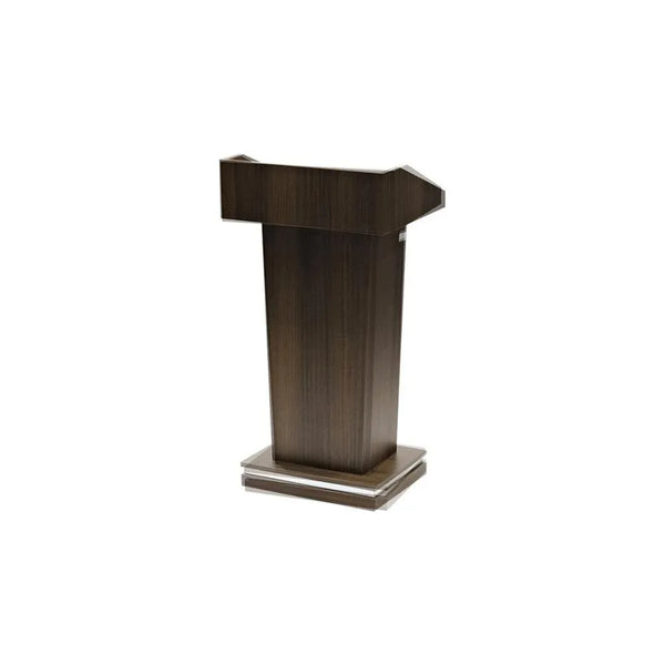 Ohio Lectern L 63 x W 68 x H 122 cm, MDF Laminated, Spacious Shelf, Sturdy Castors