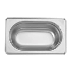 Ozti Stainless Steel GN 1/9 Gastronorm Container, 10 cm