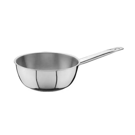 Ozti Stainless Steel Induction Rimmed Sauteuse, 18 x 6 cm