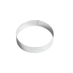 Paderno 47530-16 Stainless Steel Pudding Ring, ø 16 x H 3.5 cm