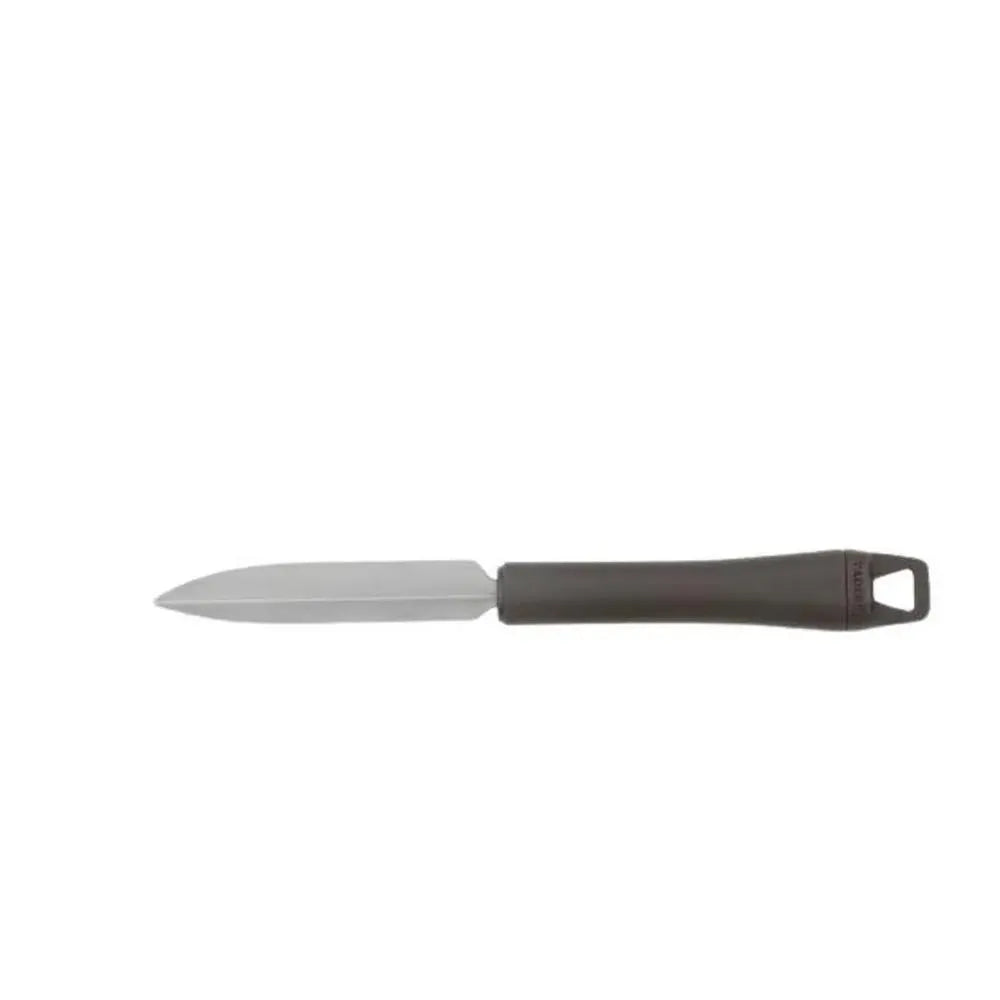 Paderno 48280-91 Stainless Steel, Black Handle Decorating Knife V Shape Medium 23 cm