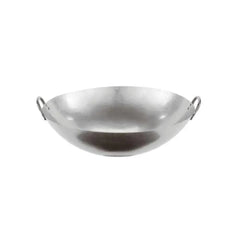 Paderno 49605-46 Iron Steel Chinese Wok 2 Handles 45.5 cm