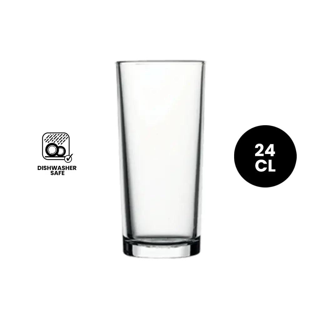 Pasabahce Alanya 52402 Juice & Long Drink 24cl Tumbler Glass - 4/Case - HorecaStore