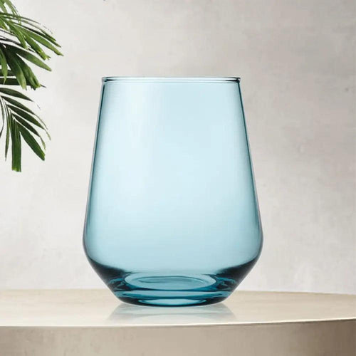 Pasabahce 41536B Allegra Blue Tumbler Glass, 425 ml