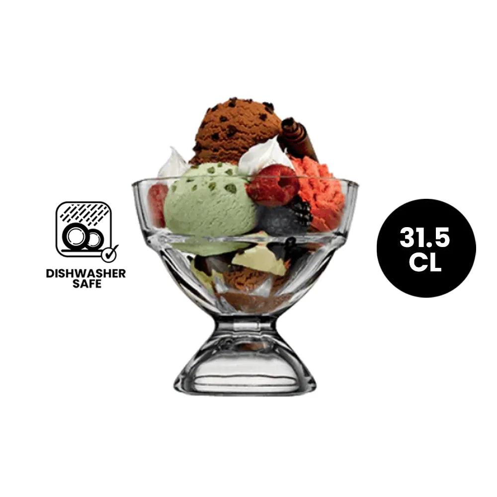 Pasabahce Arctic 51108 Ice Cream Cup 31.5cl - 4/Case - HorecaStore