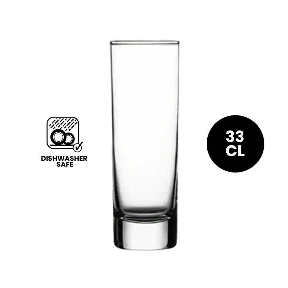 Pasabahce Side 420005 Juice and Long Drink Tumbler Glass 33cl - 4/Case - HorecaStore