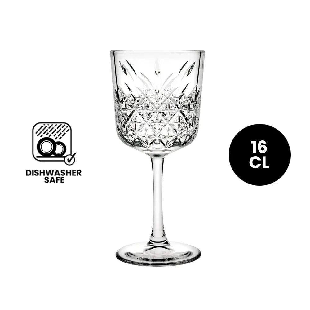 Pasabahce Timeless 440366 Nick & Nora Champagne Glass Stemware Glass 16cl - 4/Case - HorecaStore