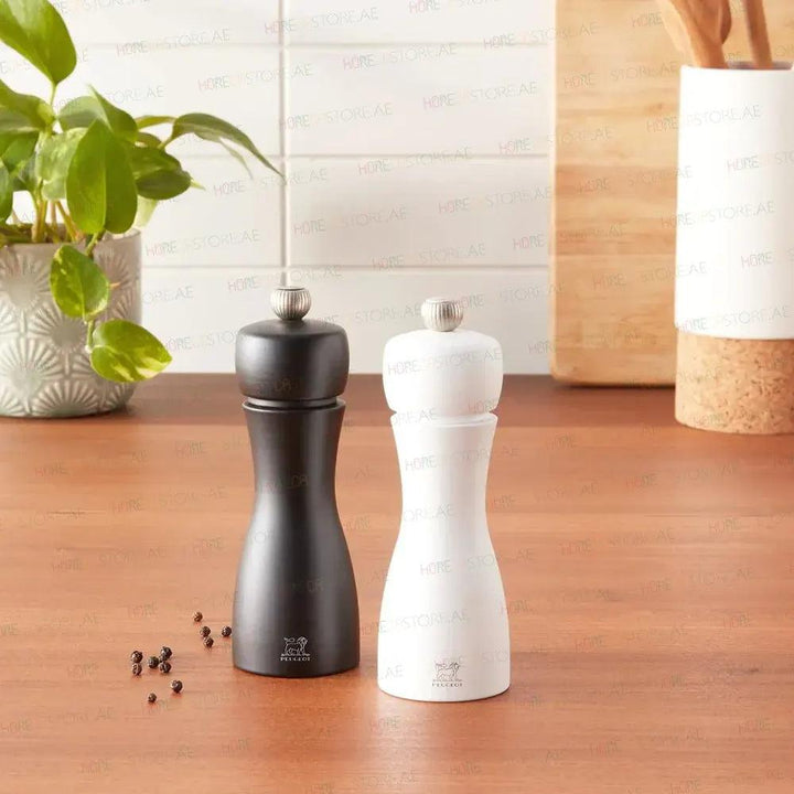 Peugeot Wooden Tahiti Salt And Pepper Mill H 15cm, Set of 2 - HorecaStore