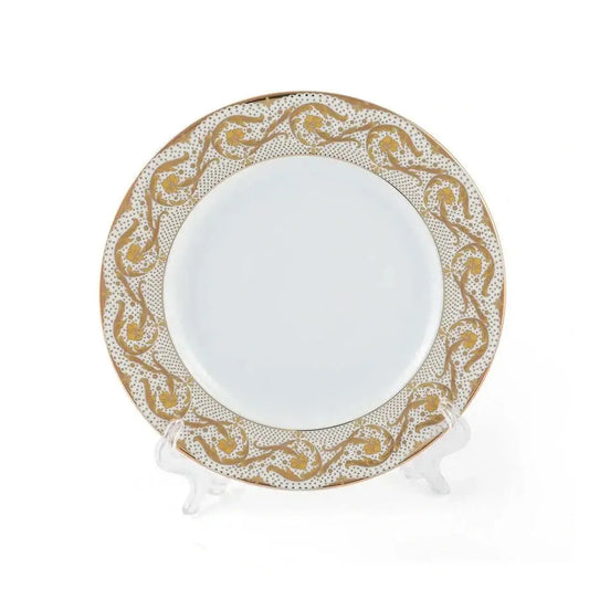 Porceletta Porcelain B&B VIP Plate Set Ivory, 16 cm, 6 Pieces