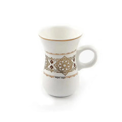 Porceletta Ivory Porcelain Belly Tea Cup Set, 100 ml