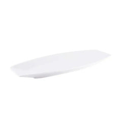 Porceletta Porcelain Boat Rectangular Plate, 40.3 cm