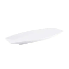 Porceletta Porcelain Boat Rectangular Plate Ivory, 36 cm