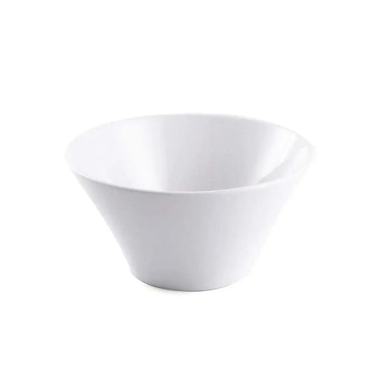 Porceletta Porcelain Bugle Bowl Ivory, 17.5 cm