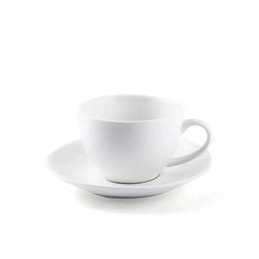 Porceletta Porcelain Cappuccino Cup & Saucer Ivory, 230 ml