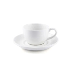 Porceletta Porcelain Coffee Cup & Saucer Ivory, 200 ml