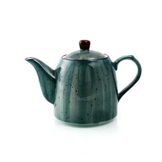 Porceletta Porcelain Coffee Pot Green Color Glazed, 350 ml