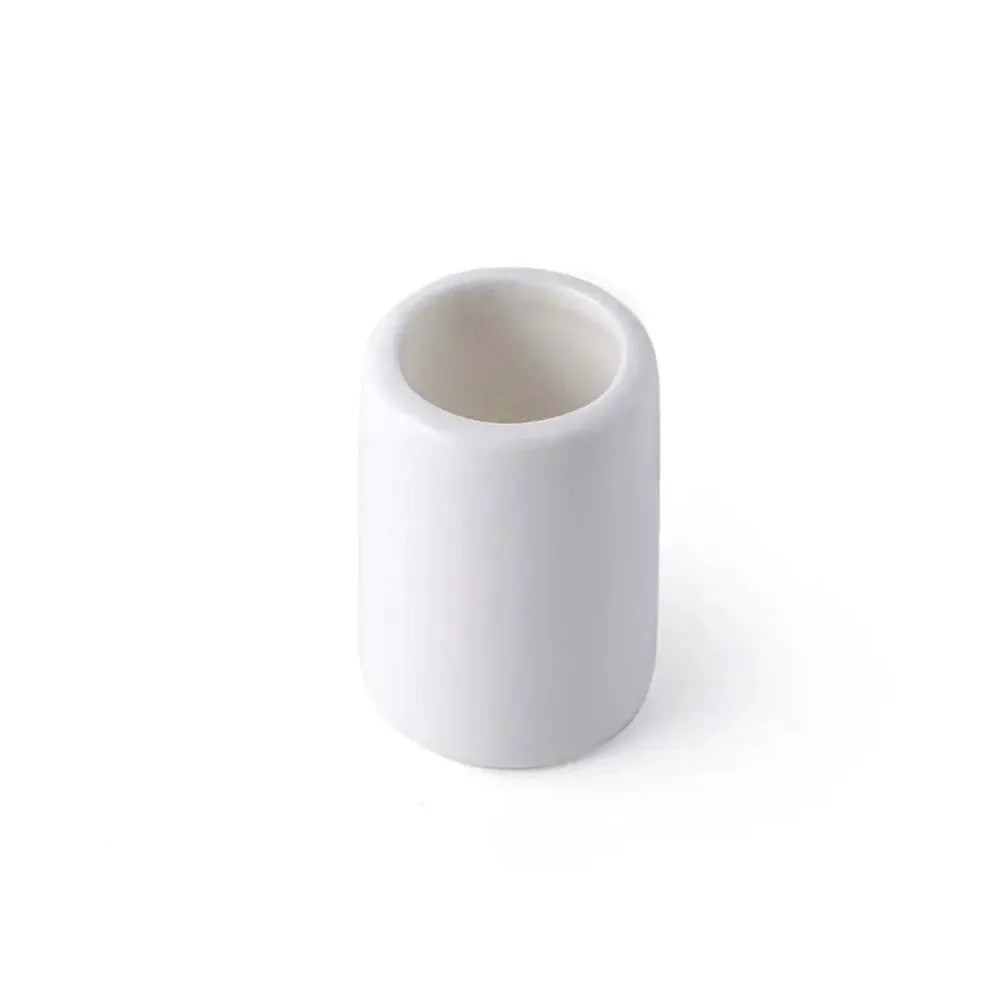 Porceletta Porcelain Cylinder Tooth Pick Holder Ivory, 3 cm