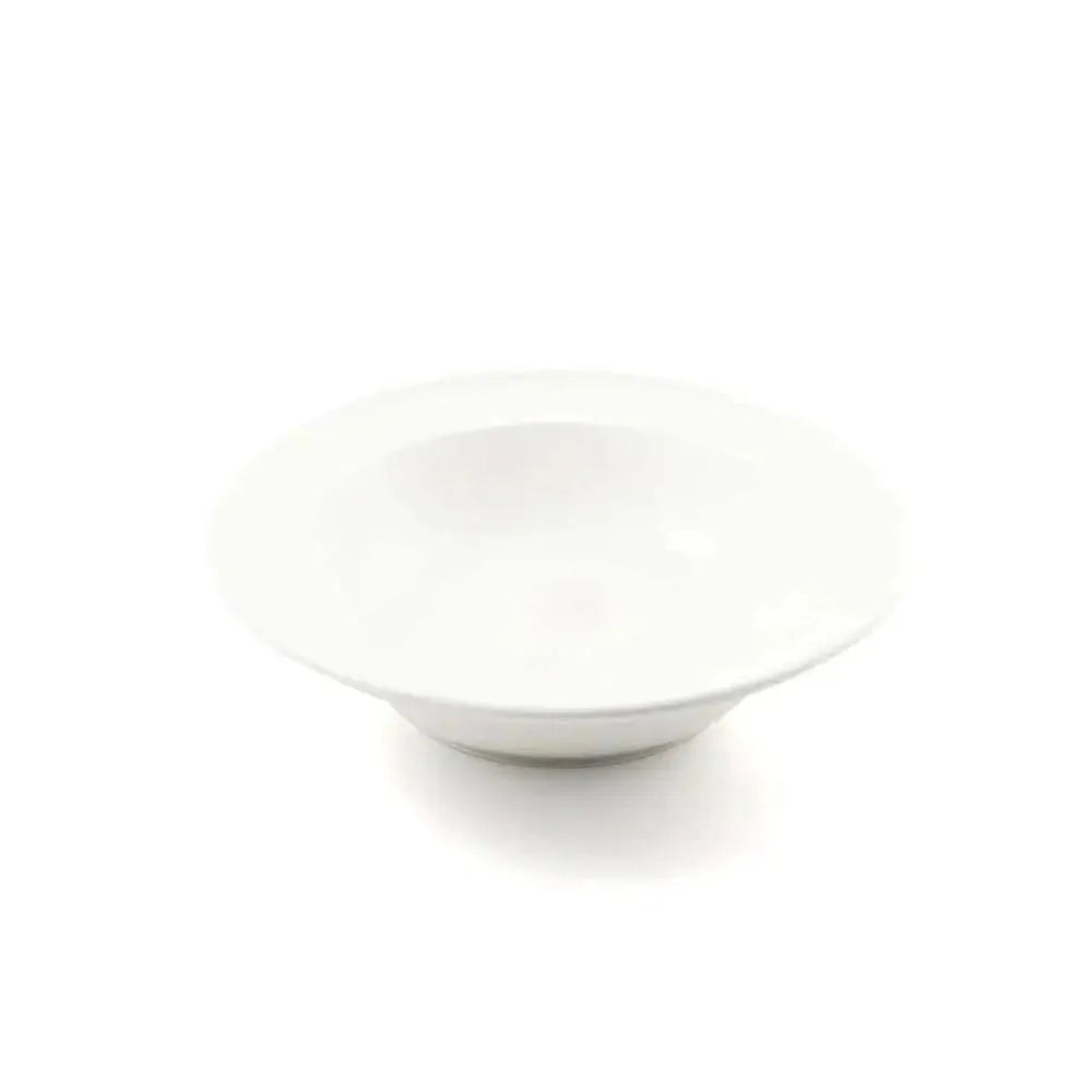 Porceletta Porcelain Deep Plate Ivory, 25.5 cm