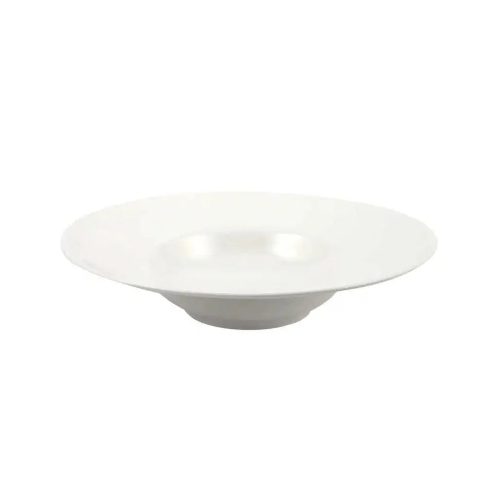 Porceletta Porcelain English Soup Plate Ivory, 27 cm