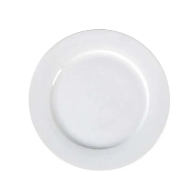 Porceletta Porcelain Flat Plate Ivory, 21 cm