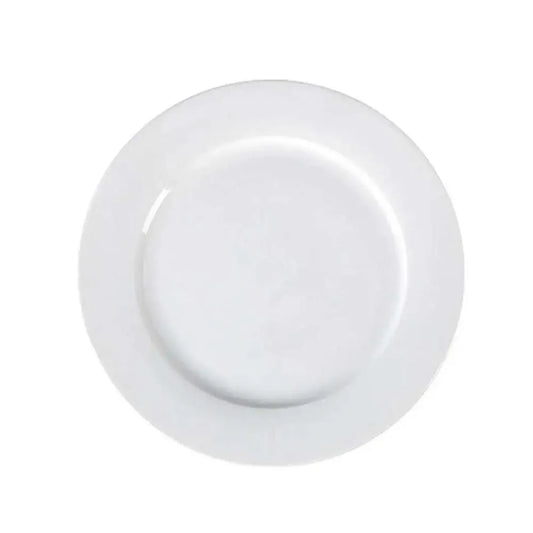 Porceletta Porcelain Flat Plate Ivory, 21 cm