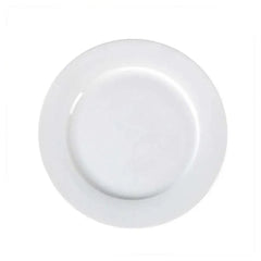 Porceletta Porcelain Flat Plate Ivory, 23.5 cm