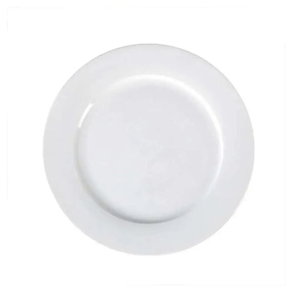 Porceletta Porcelain Flat Plate Ivory, 30.5 cm