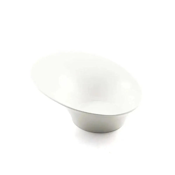 Porceletta Porcelain High-Low Bowl Ivory, 20 cm