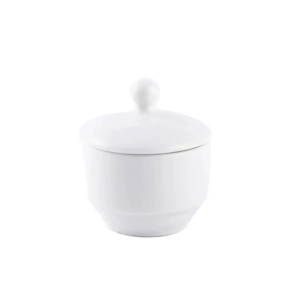 Porceletta Porcelain Jar with Lid Ivory, 4.5 cm