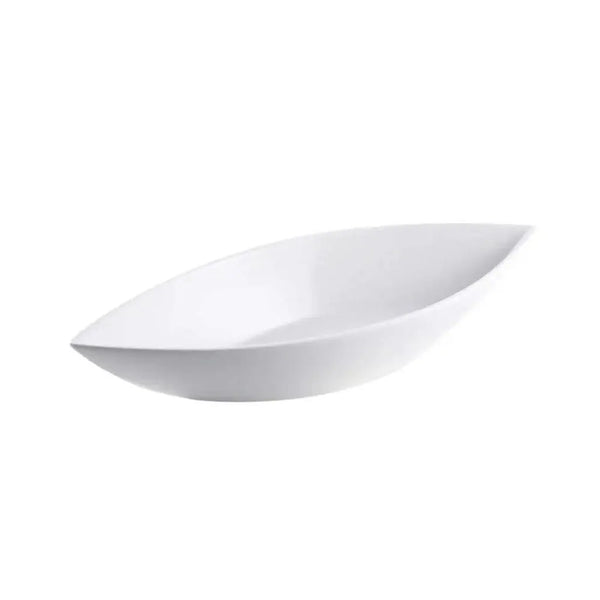 Porceletta Porcelain Leaf Bowl Ivory, 25 cm