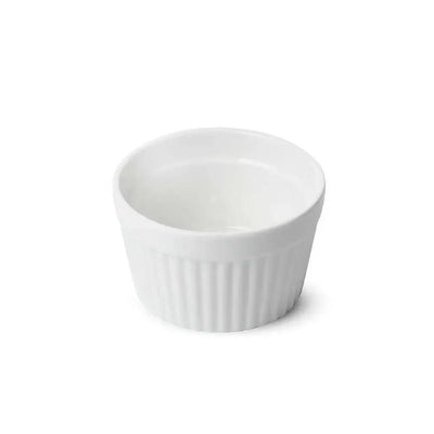 Porceletta Porcelain Lined Ramekin Ivory, 3 cm