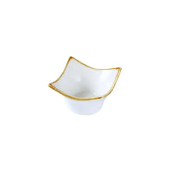 Porceletta Porcelain Miniature Bowl Ivory Mocha, 8 x 5.2 cm