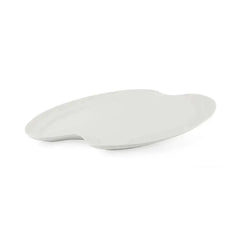 Porceletta Porcelain Mixed Grill Plate Ivory, 46 cm