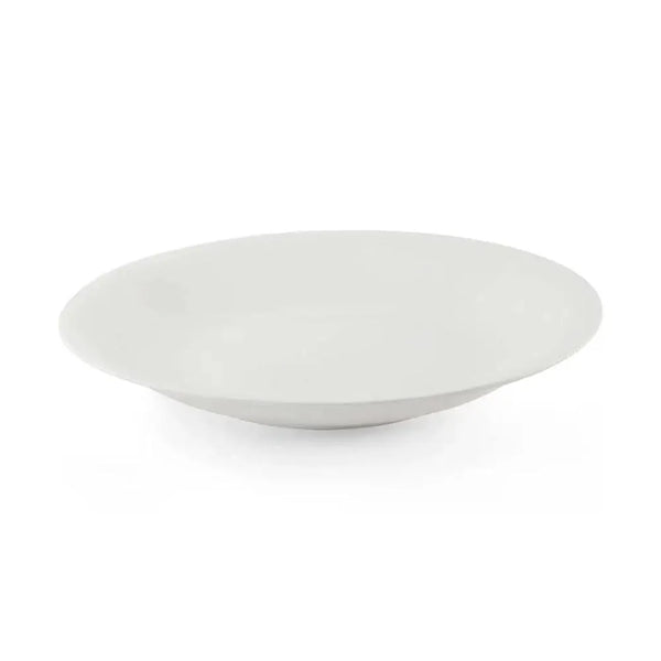 Porceletta Porcelain Ouzi Round Plate Ivory, 30.3 cm