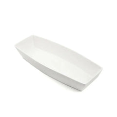 Porceletta Porcelain Rectangular Deep Bowl Meena Design Ivory, 35 cm