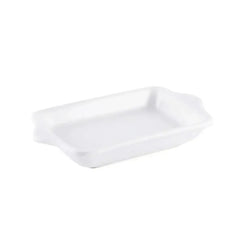 Porceletta Porcelain Rectangular Dish Ivory, 16 cm