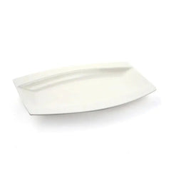 Porceletta Porcelain Rectangular Soup Plate Meena Design Ivory, 33.5 cm