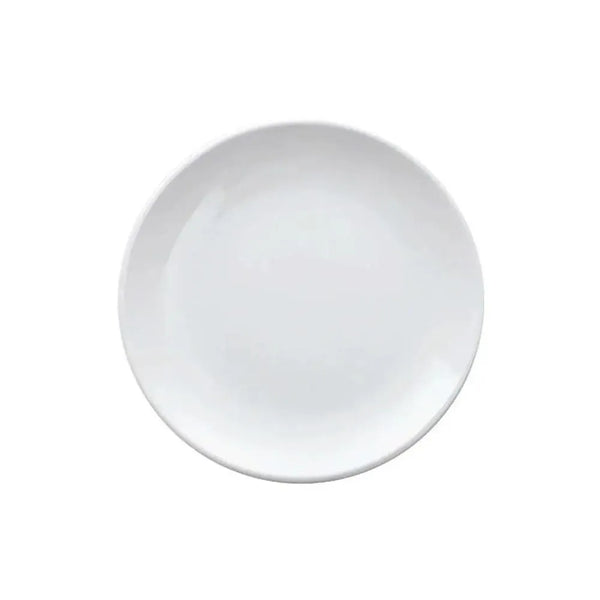 Porceletta Porcelain Rimmed Thick Plate Ivory, 25.3 cm