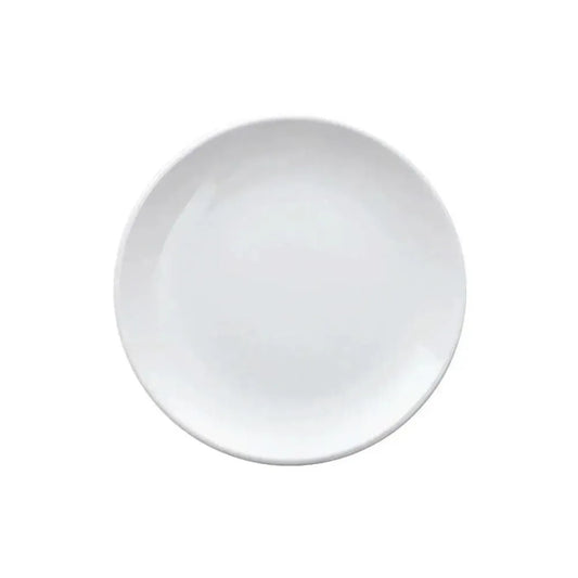 Porceletta Porcelain Rimmed Thick Plate Ivory, 25.3 cm