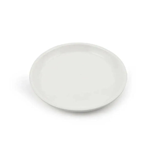 Porceletta Porcelain Round Flat Plate Ivory, 22.5 cm