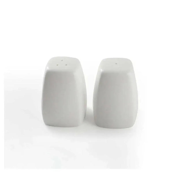 Porceletta Porcelain Salt Shaker Coup Shape Ivory, 5.5 x 7.5 cm