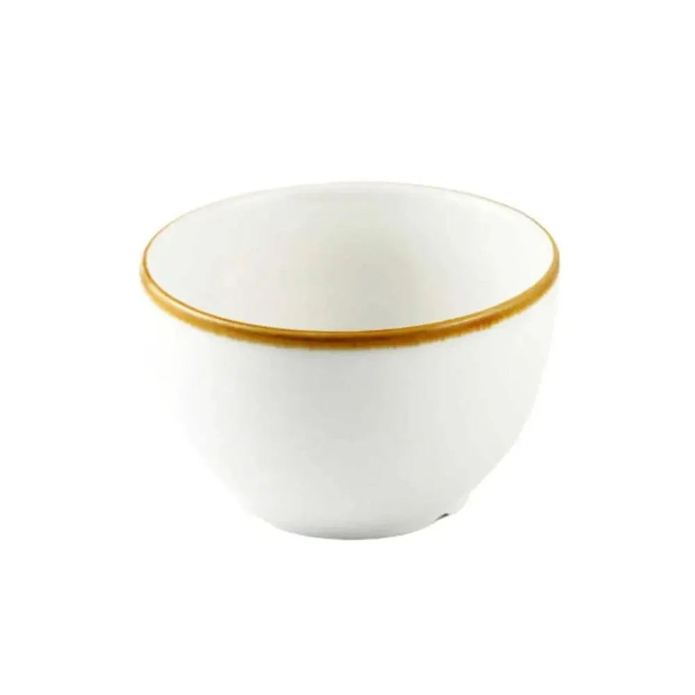 Porceletta Porcelain Soup Cup Ivory Mocha, 11.3 cm